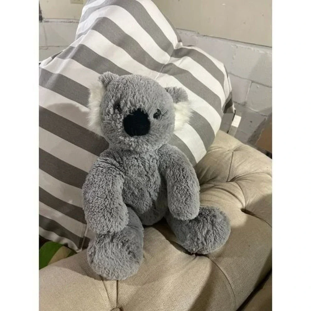 Aurora World Realistic Koala Bear Gray Sitting Plush Stuffed Animal Toy 14